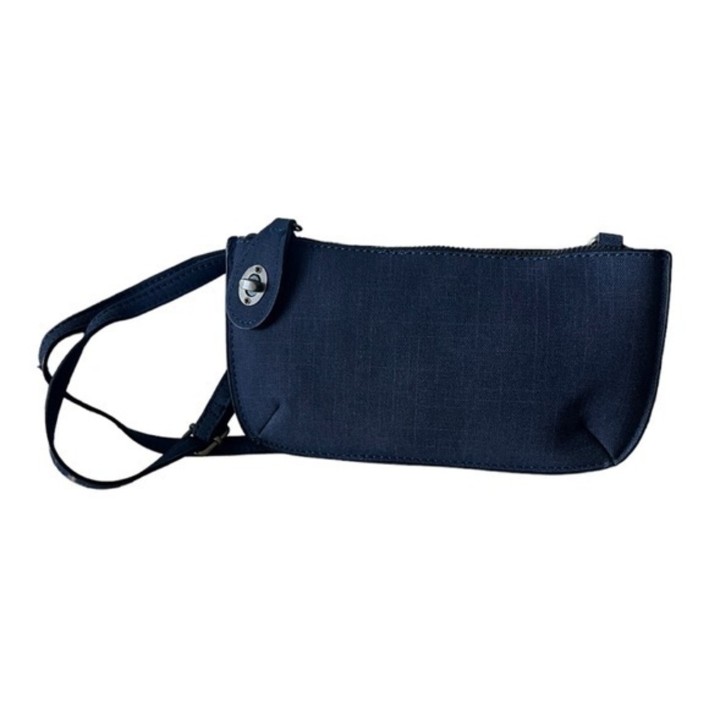 Joy Susan Mini Crossbody Blue Wristlet Clutch
